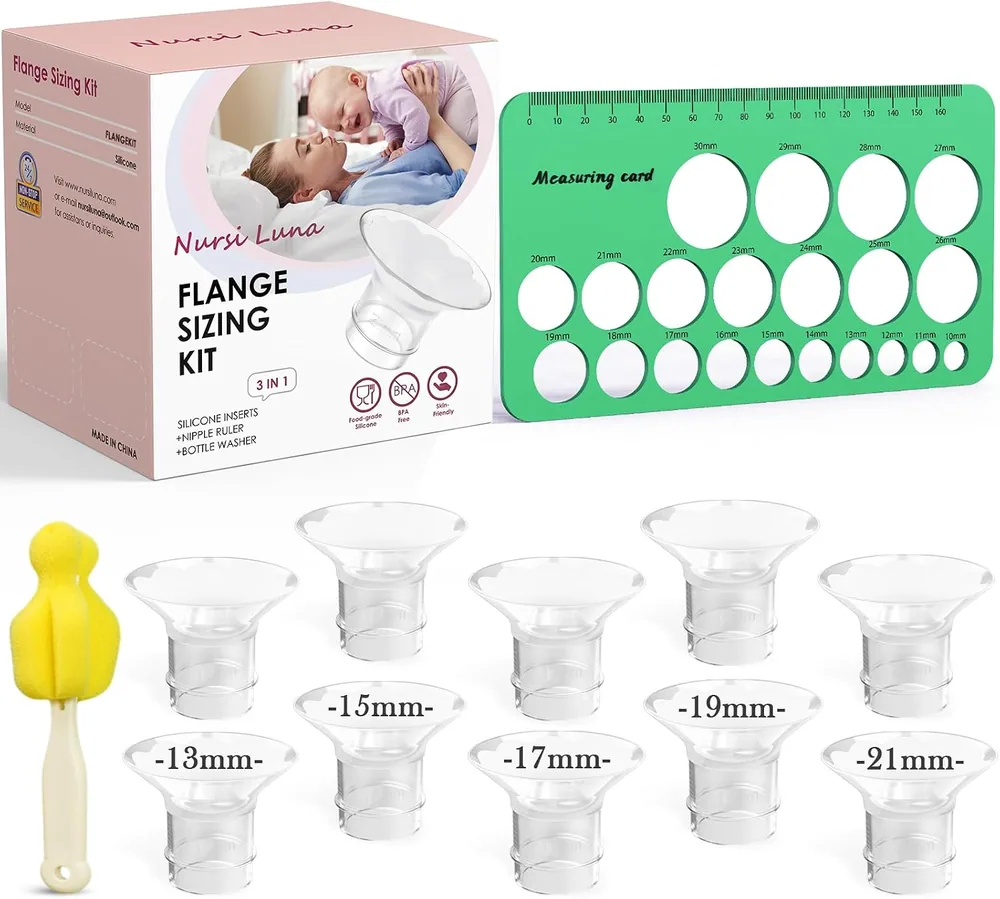 3-in-1 flange sizing kit, green case