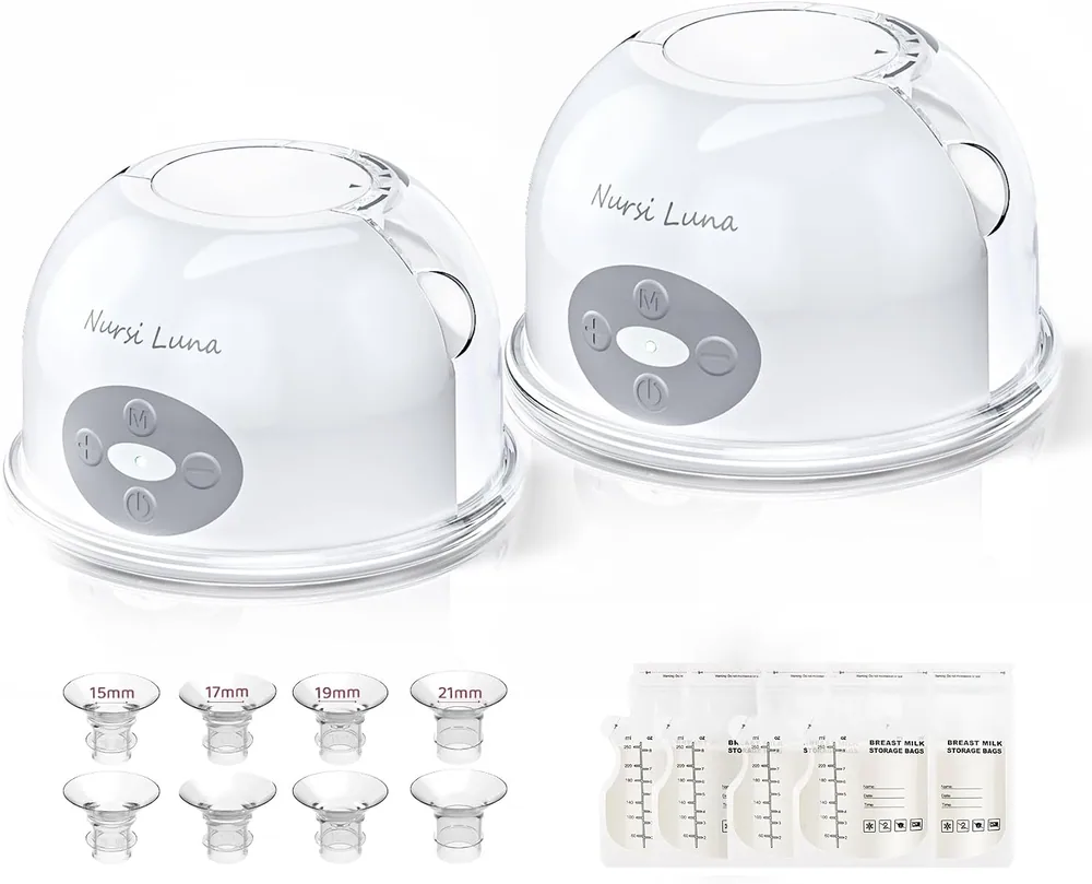 Wearable Breast Pump, Hands-Free, 2 Modes & 18 Levels